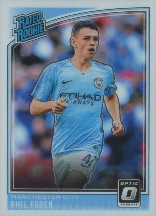 2018 Panini Donruss Phil Foden #179 Soccer Card