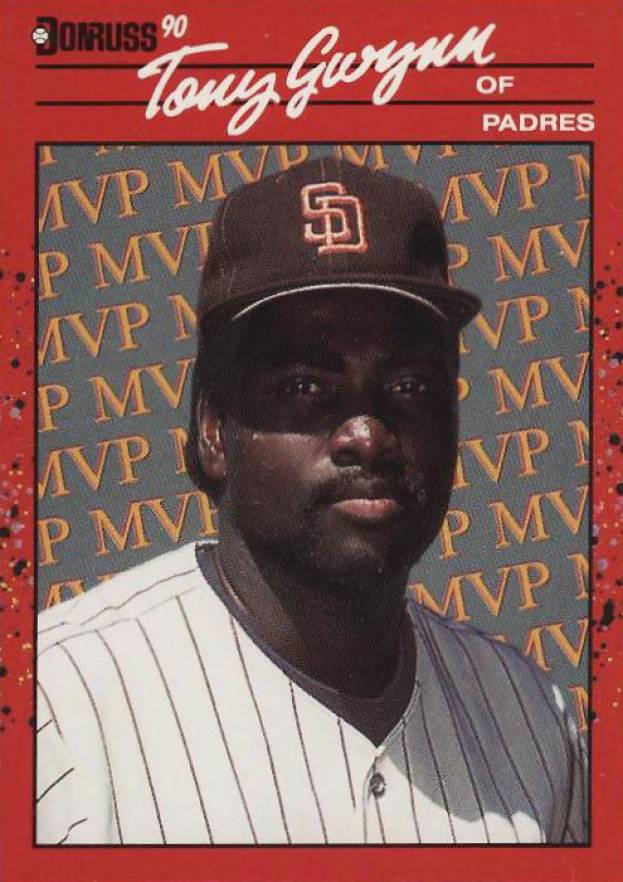 1990 Donruss Aqueous Test Tony Gwynn #4 Baseball Card