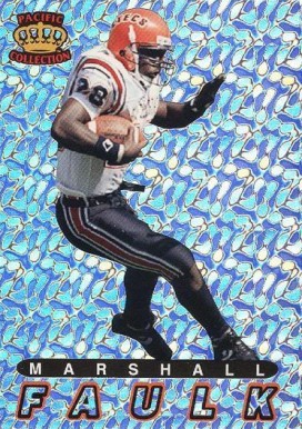 1994 Pacific Prisms Marshall Faulk #39 Football Card