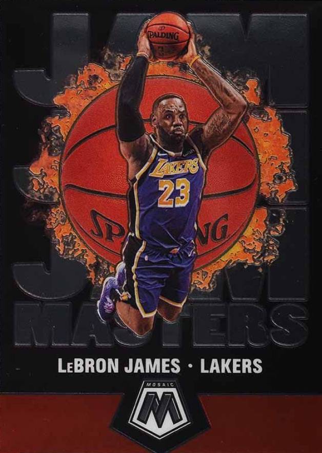 2019 Panini Mosaic Jam Masters LeBron James #16 Basketball Card