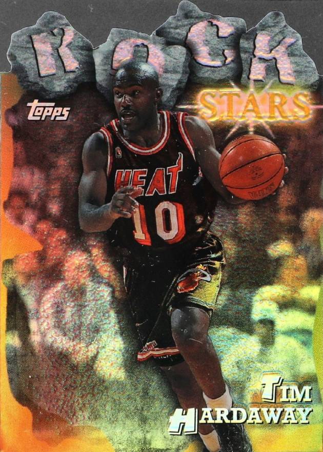 1997 Topps Rock Stars Tim Hardaway #RS8 Basketball Card