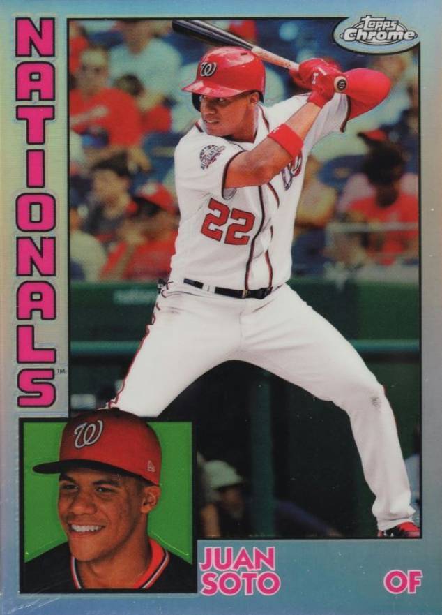 2019 Topps Chrome 1984 Topps Baseball Juan Soto #2 Baseball Card