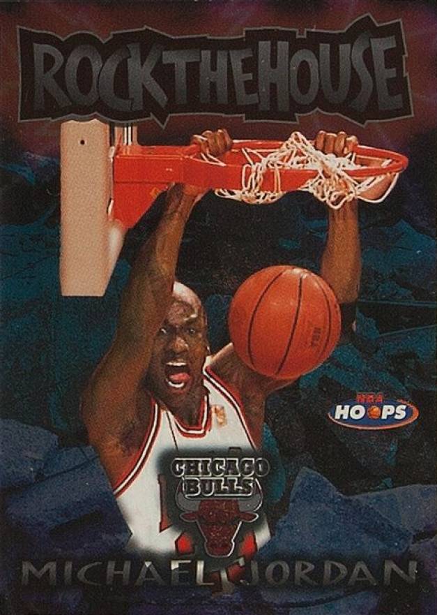 1997 Hoops Rock the House Michael Jordan #6 Basketball Card