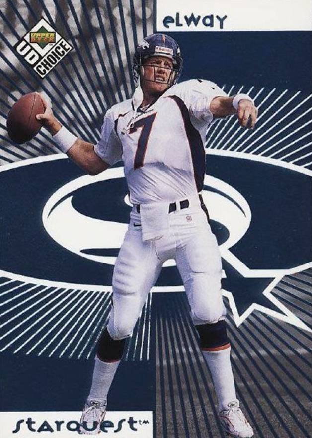 1998 Upper Deck Choice Starquest John Elway #7 Football Card