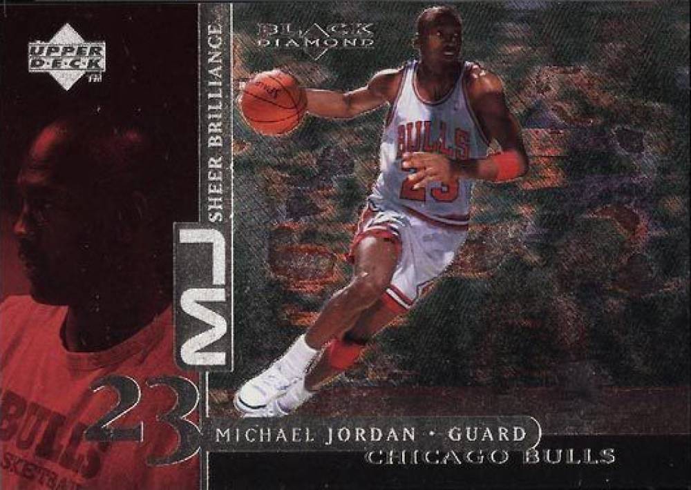 1998 Upper Deck Black Diamond Sheer Brilliance Michael Jordan #SB24 Basketball Card