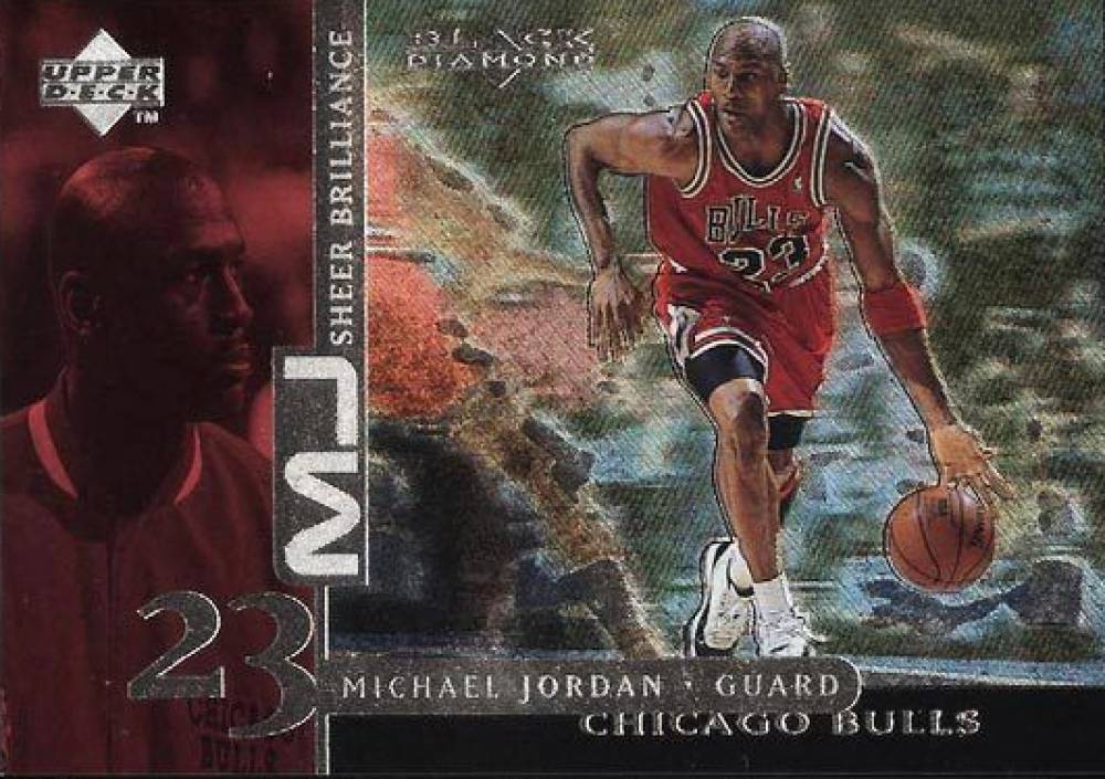 1998 Upper Deck Black Diamond Sheer Brilliance Michael Jordan #SB4 Basketball Card