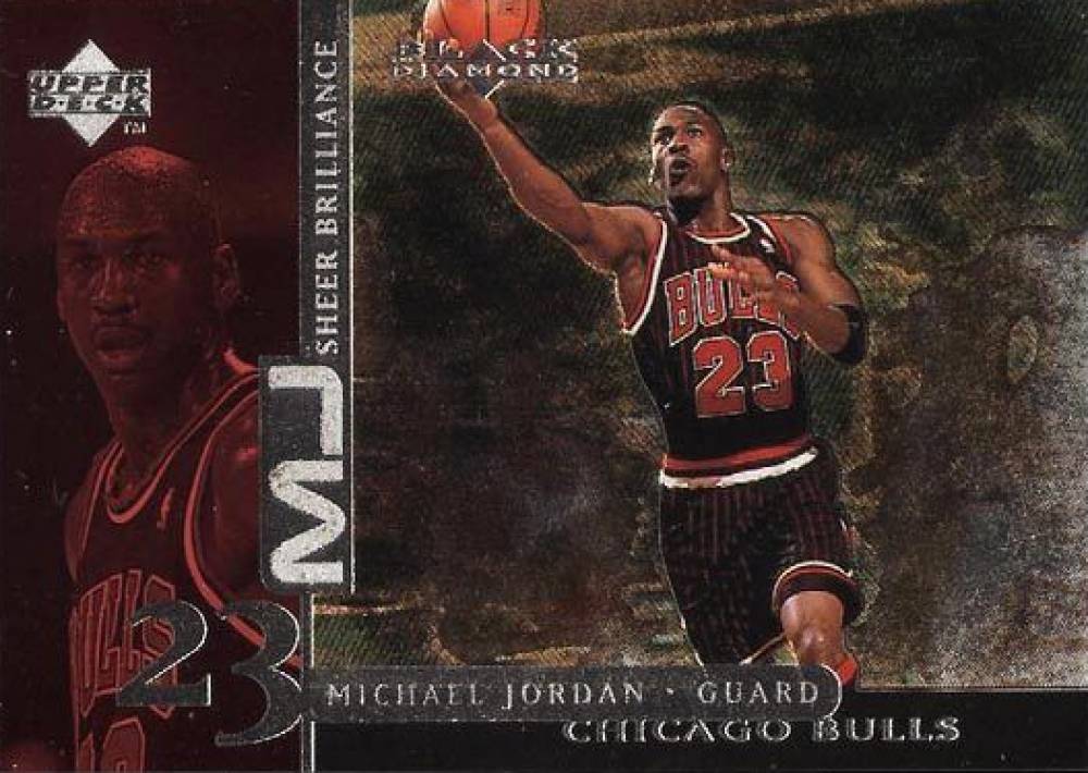 1998 Upper Deck Black Diamond Sheer Brilliance Michael Jordan #SB21 Basketball Card