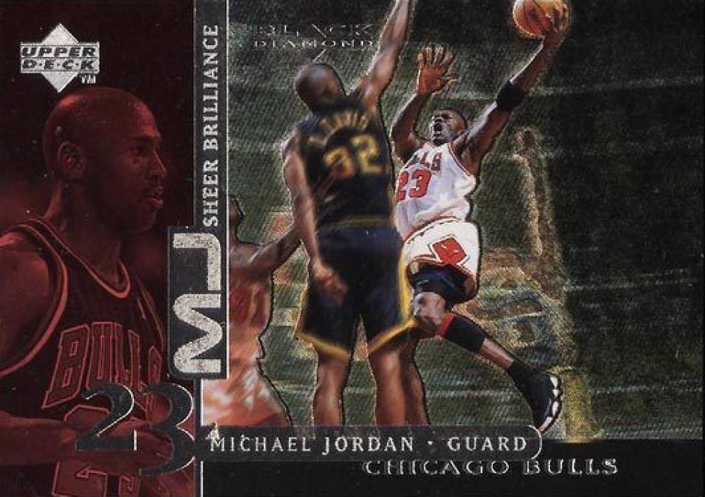 1998 Upper Deck Black Diamond Sheer Brilliance Michael Jordan #SB7 Basketball Card