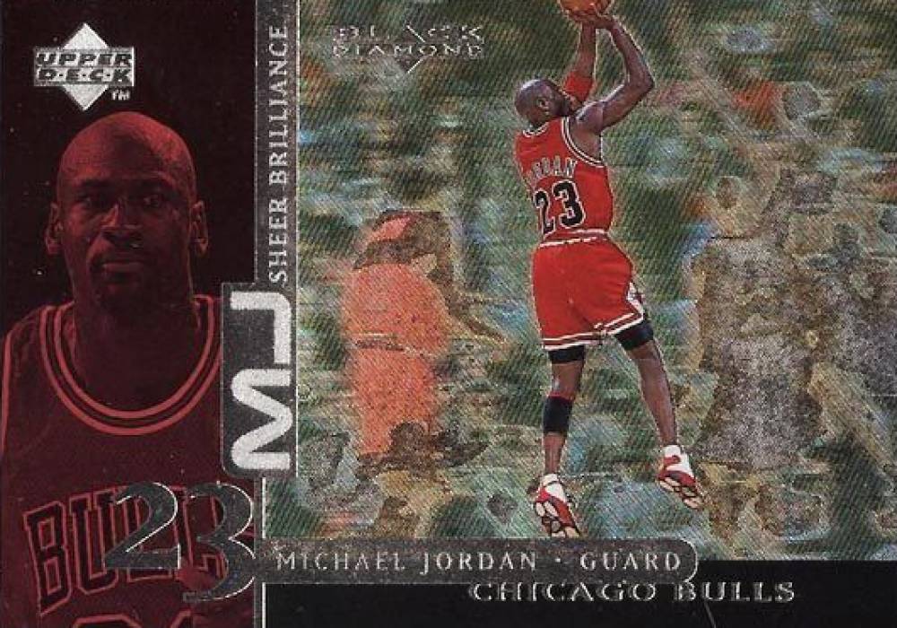1998 Upper Deck Black Diamond Sheer Brilliance Michael Jordan #SB13 Basketball Card