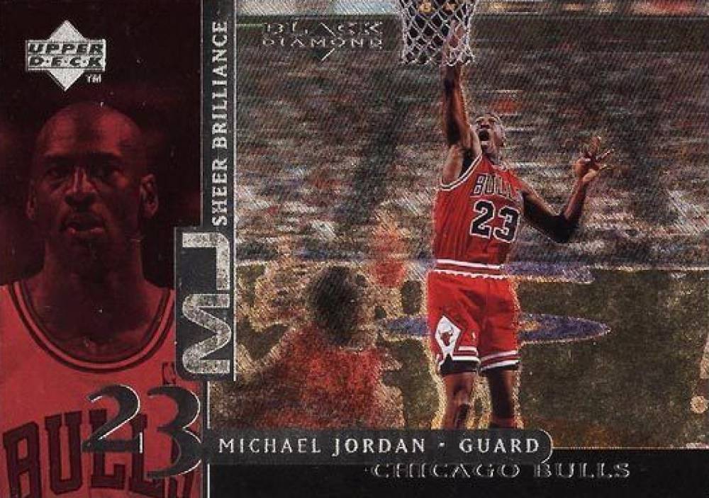 1998 Upper Deck Black Diamond Sheer Brilliance Michael Jordan #SB19 Basketball Card