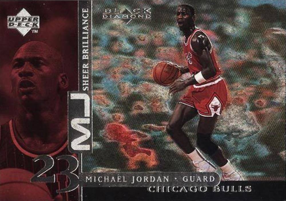 1998 Upper Deck Black Diamond Sheer Brilliance Michael Jordan #SB22 Basketball Card
