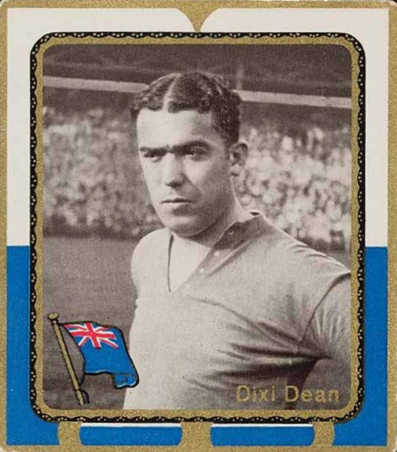 1938 Union Cigarette Konig Fussball Dixie Dean # Soccer Card