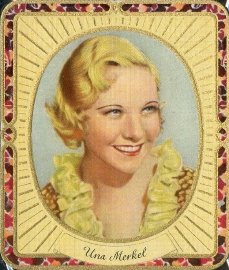 1934 Garbaty Cigarette Moderne Schonheitsgalerie Una Merkel #199 Non-Sports Card