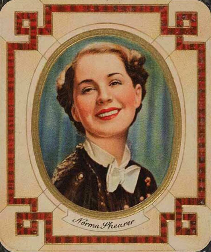 1934 Garbaty Cigarette Moderne Schonheitsgalerie Norma Shearer #148 Non-Sports Card