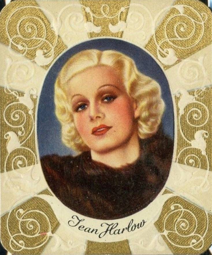 1934 Garbaty Cigarette Moderne Schonheitsgalerie Jean Harlow #153 Non-Sports Card