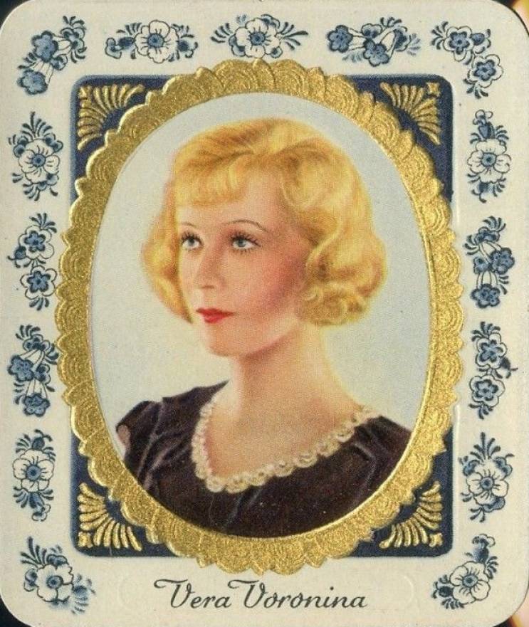 1934 Garbaty Cigarette Moderne Schonheitsgalerie Vera Voronina #298 Non-Sports Card