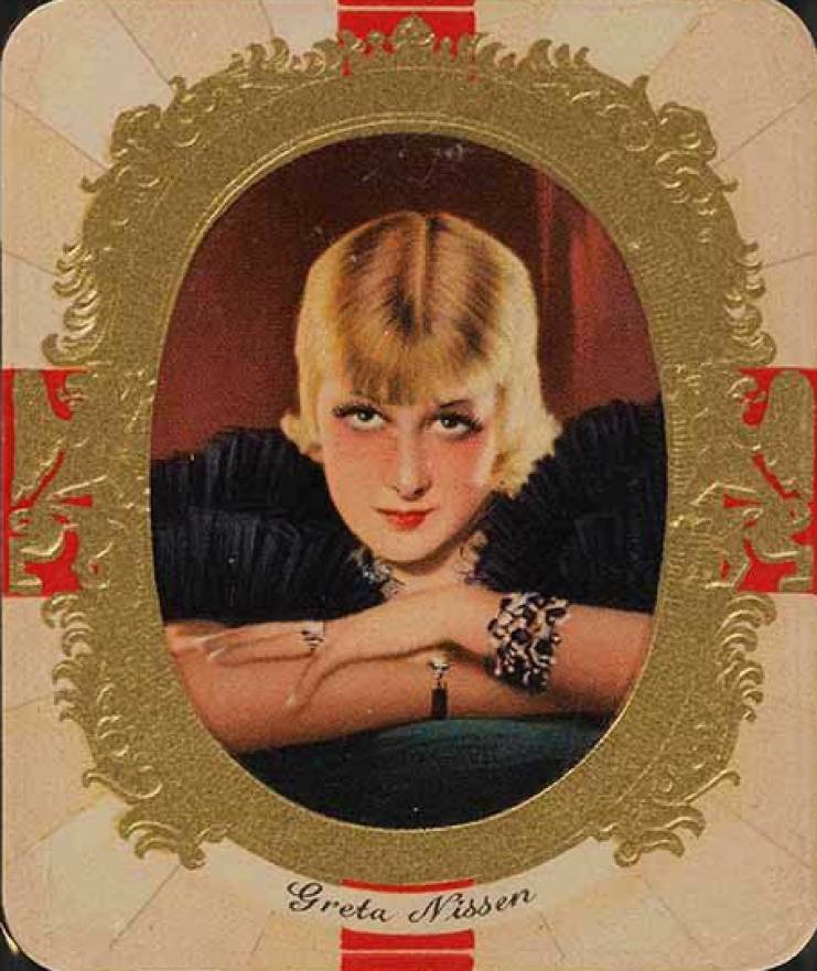 1934 Garbaty Cigarette Moderne Schonheitsgalerie Greta Nissen #256 Non-Sports Card