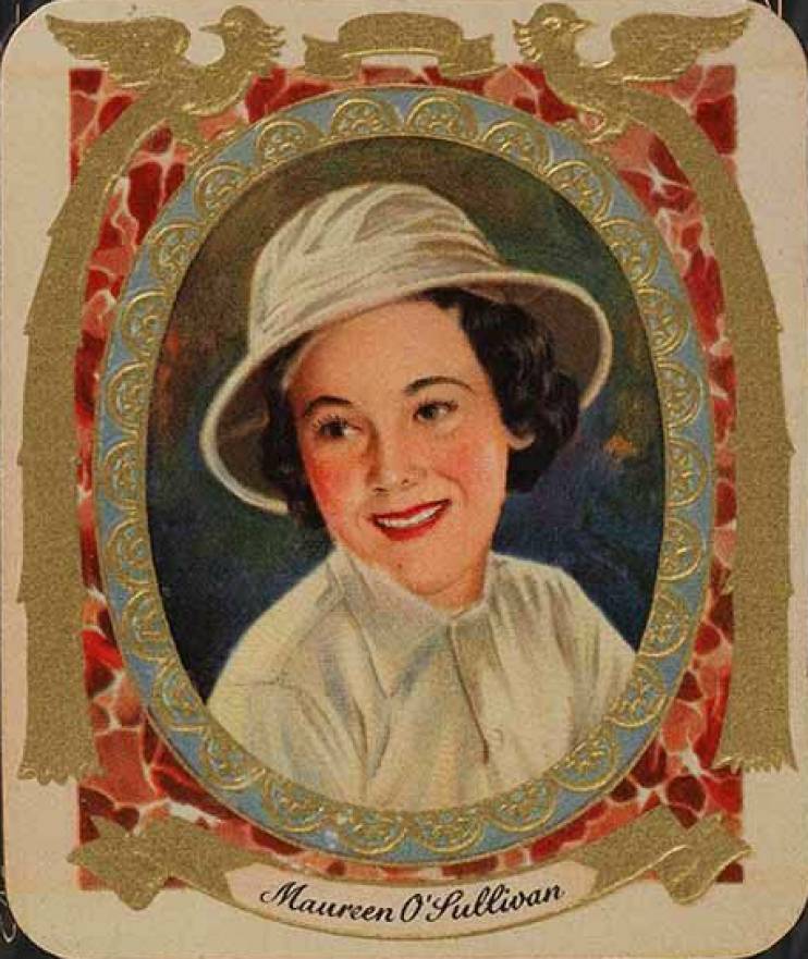 1934 Garbaty Cigarette Moderne Schonheitsgalerie Maureen O'Sullivan #179 Non-Sports Card