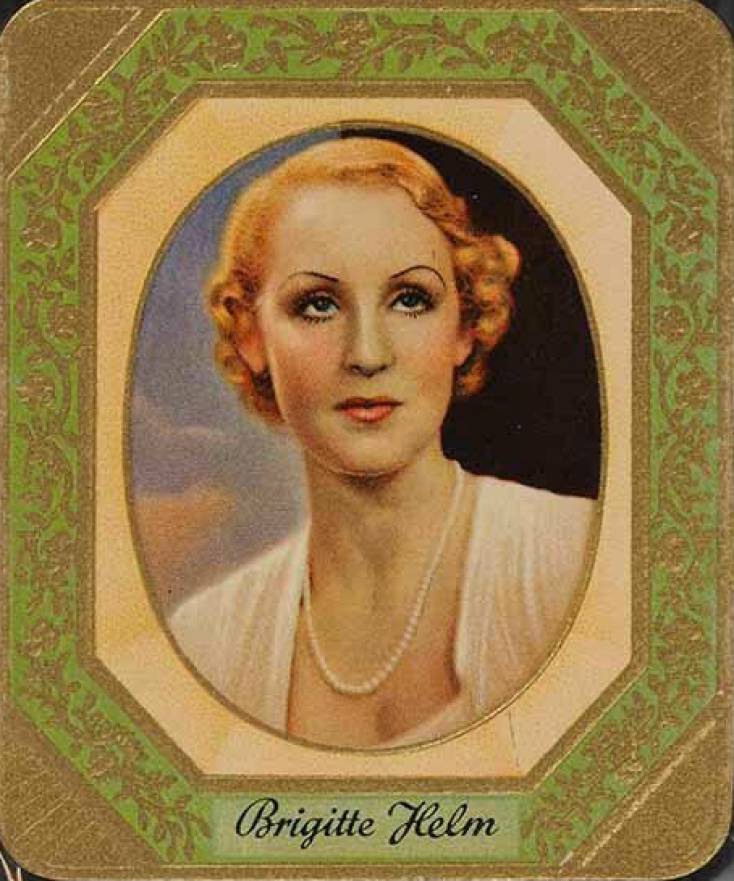 1934 Garbaty Cigarette Moderne Schonheitsgalerie Brigitte Helm #4 Non-Sports Card