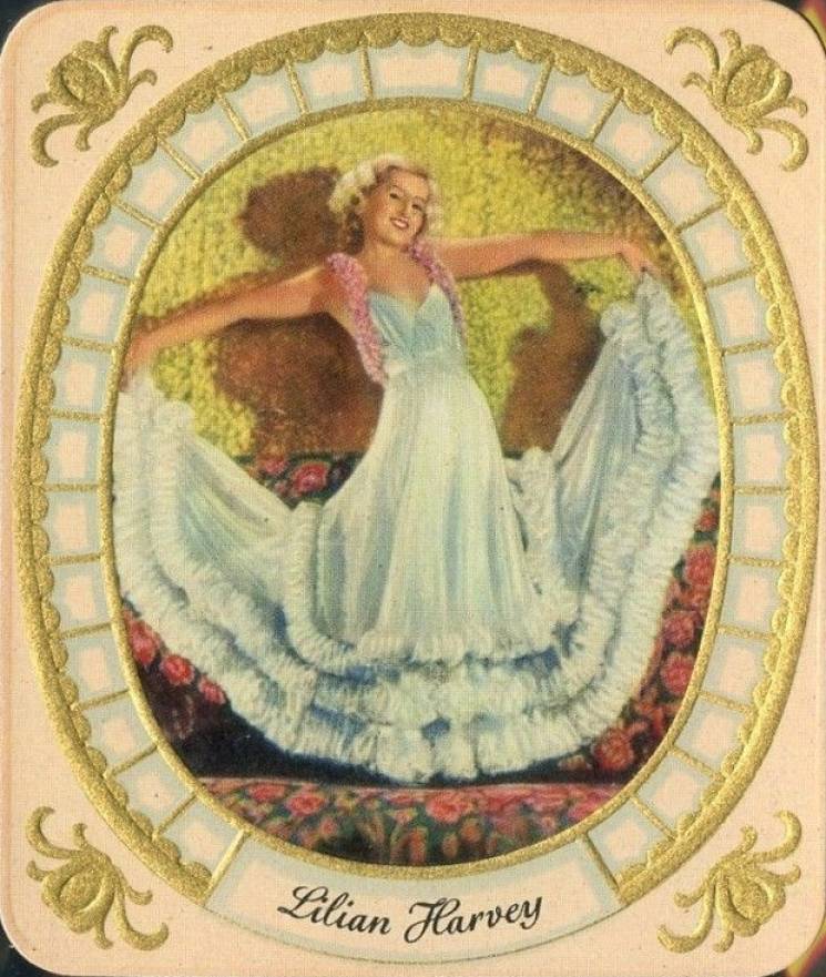 1934 Garbaty Cigarette Moderne Schonheitsgalerie Lilian Harvey #26 Non-Sports Card