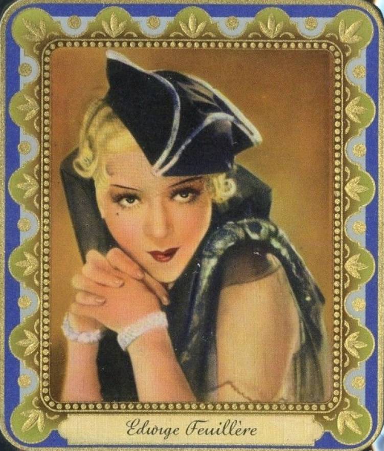 1934 Garbaty Cigarette Moderne Schonheitsgalerie Edwige Feuillere #35 Non-Sports Card