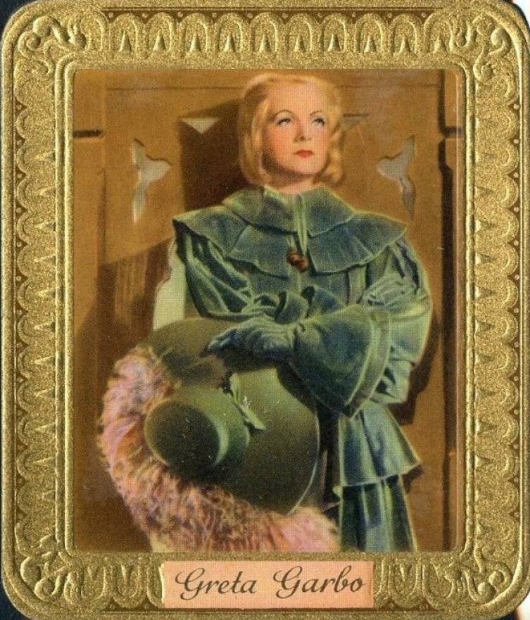 1934 Garbaty Cigarette Moderne Schonheitsgalerie Greta Garbo #52 Non-Sports Card