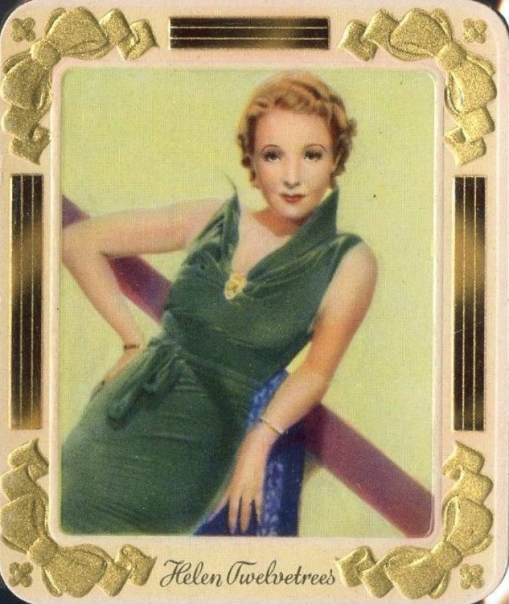 1934 Garbaty Cigarette Moderne Schonheitsgalerie Helen Twelvetrees #94 Non-Sports Card