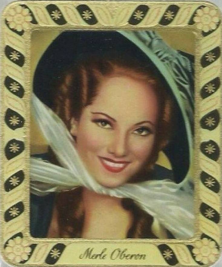 1934 Garbaty Cigarette Moderne Schonheitsgalerie Merle Oberon #248 Non-Sports Card