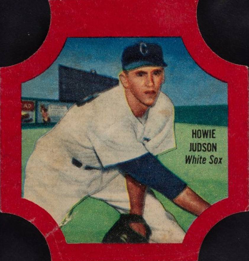 1952 National Tea Labels  Howie Judson # Baseball Card