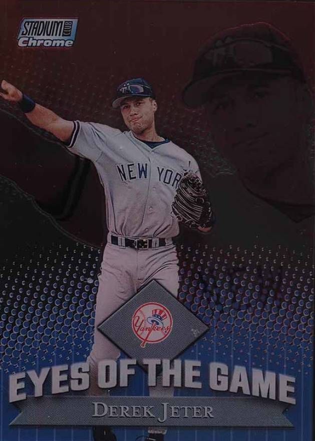 2000 Stadium Club Chrome Eyes of the Game Derek Jeter #EG6 Baseball Card