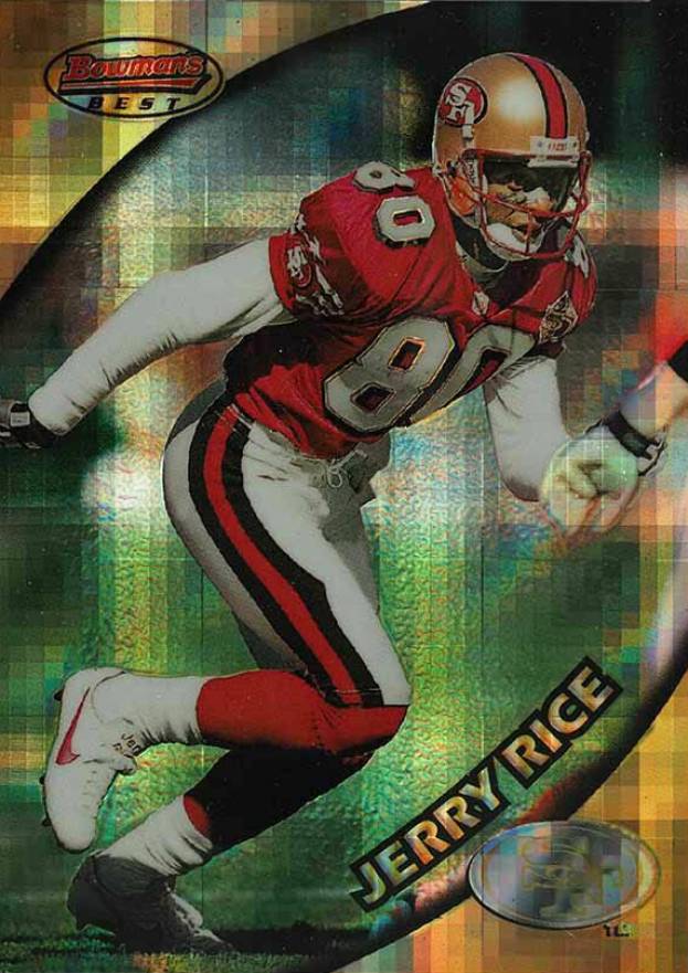 1997 Stadium Club Bowmans Best Previews  Jerry Rice #BBP14 Football Card