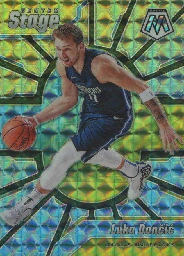 2019 Panini Mosaic Center Stage Luka Doncic #17 Basketball Card