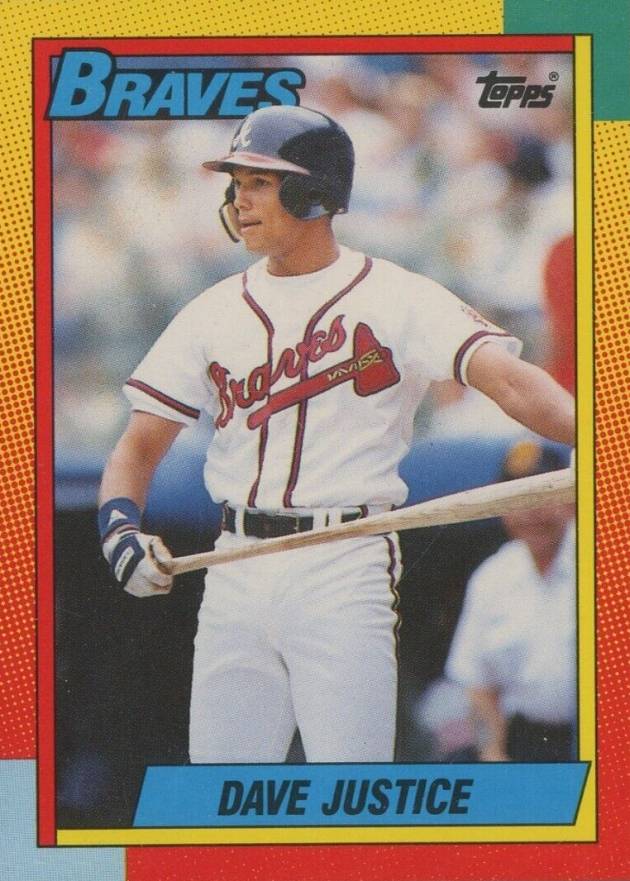 1990 Topps Traded David Justice #48T Baseball Card