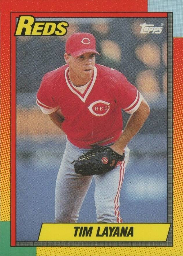 1990 Topps Traded Tim Layana #55T Baseball Card