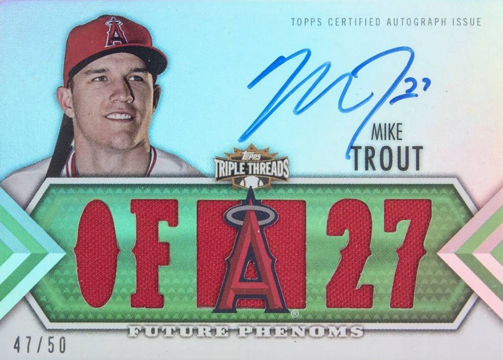 2012 Topps Triple Threads Mike Trout #146 Baseball Card