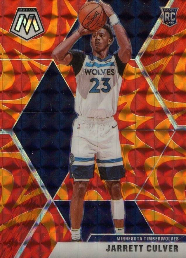 2019 Panini Mosaic Jarrett Culver #201 Basketball Card