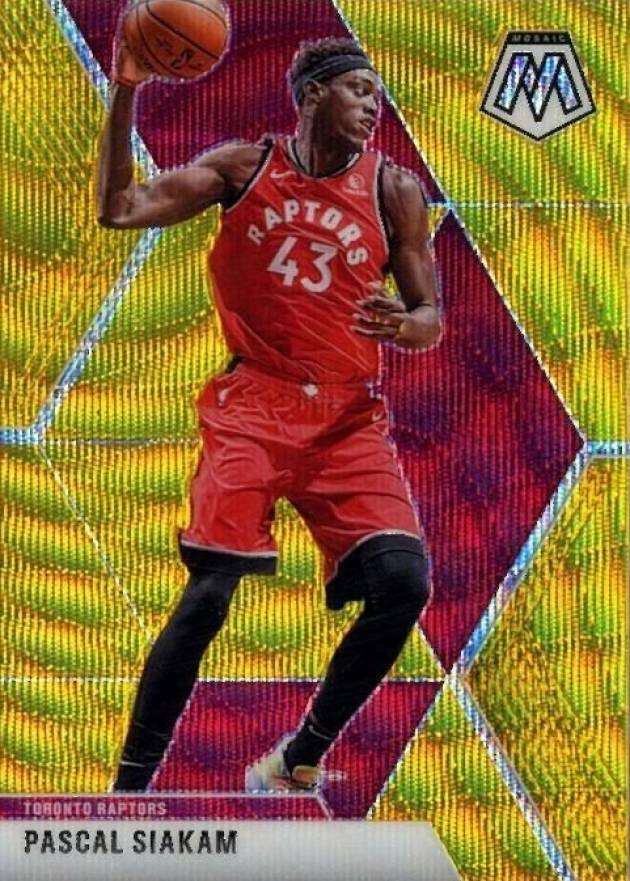 2019 Panini Mosaic Pascal Siakam #19 Basketball Card