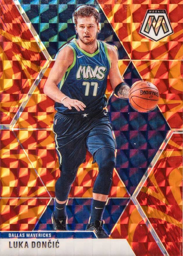 2019 Panini Mosaic Luka Doncic #44 Basketball Card