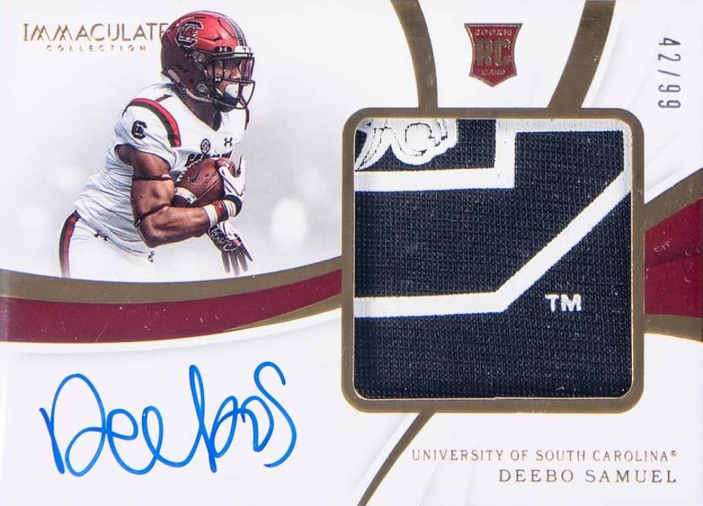 2019 Panini Immaculate Collection Collegiate Deebo Samuel #130 Football Card