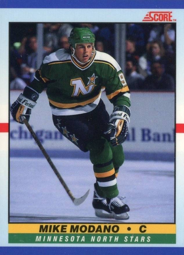 1990 Score Young Superstars Mike Modano #20 Hockey Card