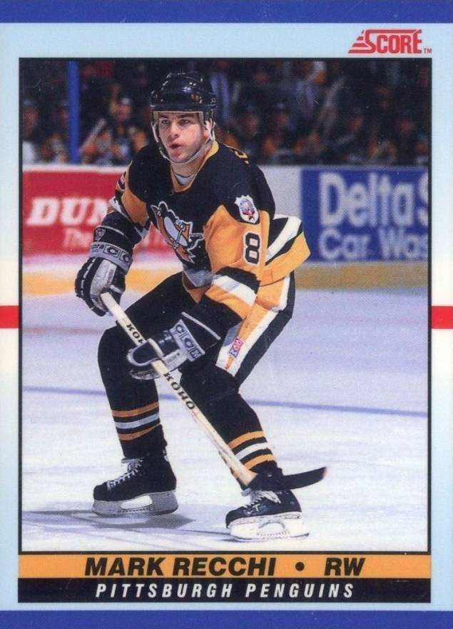 1990 Score Young Superstars Mark Recchi #35 Hockey Card