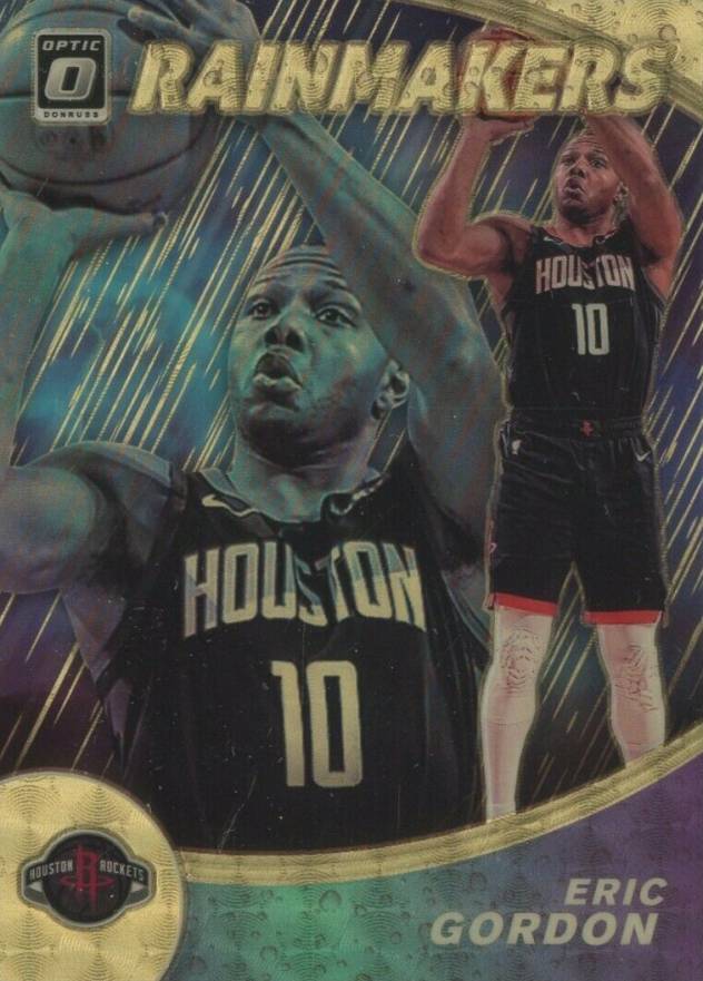 2019 Donruss Optic Rainmakers Eric Gordon #13 Basketball Card