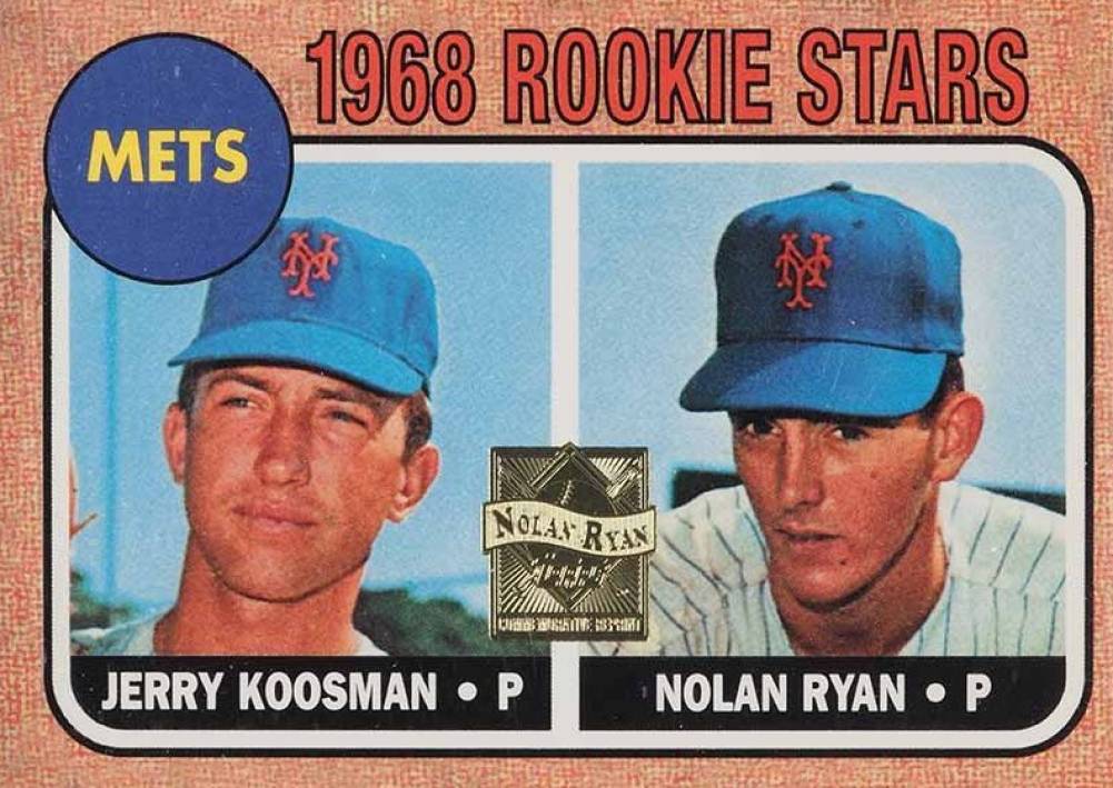 1999 Topps Nolan Ryan 1968 Topps Reprint #1 Baseball Card