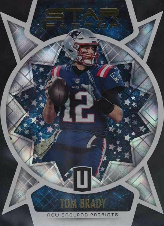 2019 Panini Unparalleled Star Factor Die-Cuts Tom Brady #SFTB Football Card