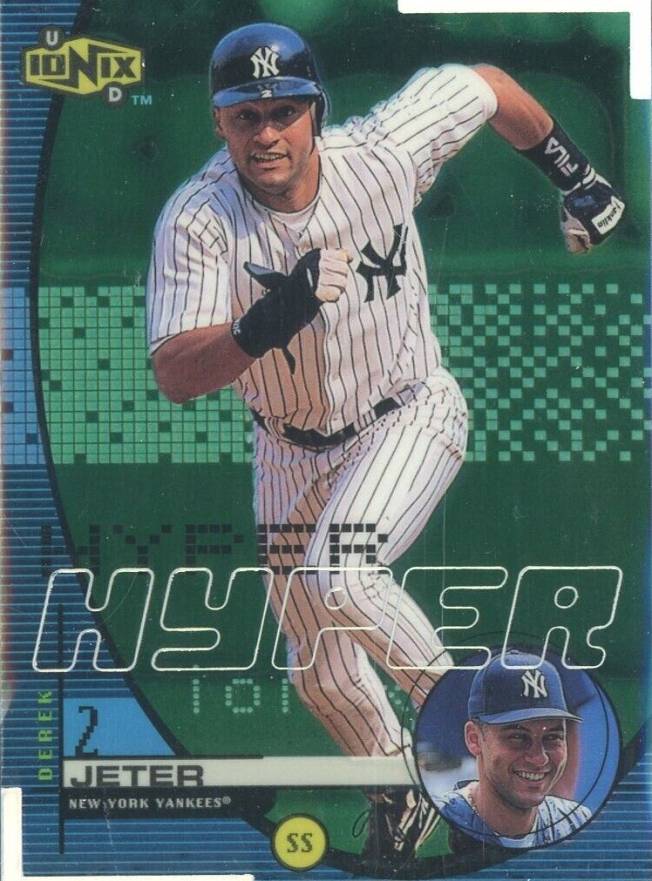 1999 Upper Deck Ionix Hyper Derek Jeter #H8 Baseball Card