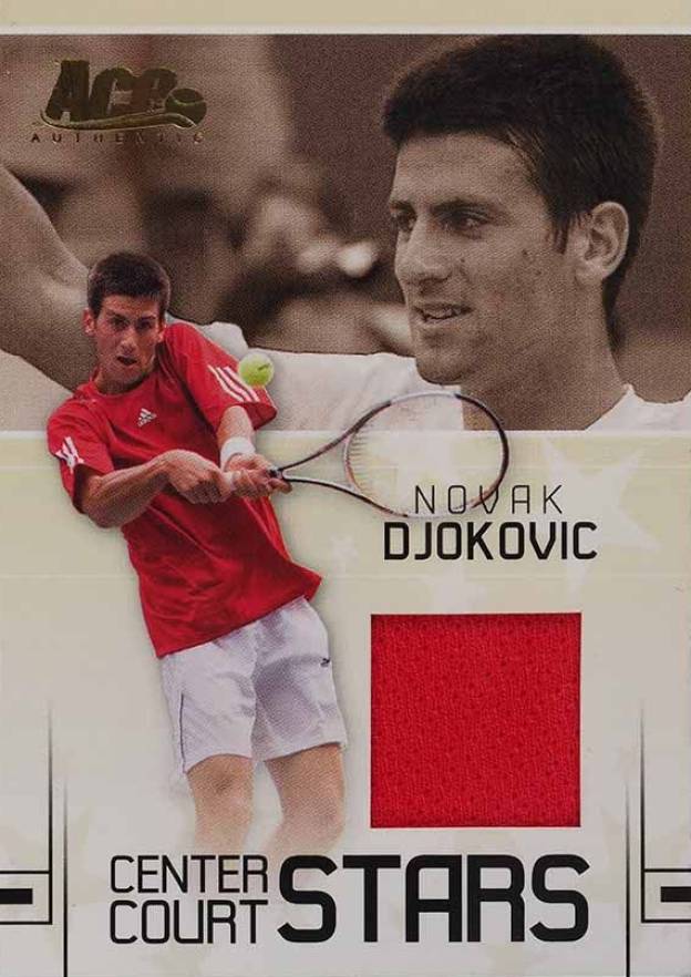 2006  Ace Authentic Center Court Stars Novak Djokovic #CC-2 Other Sports Card