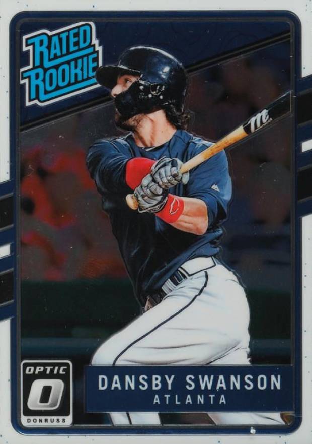 2017 Panini Donruss Optic Dansby Swanson #33 Baseball Card