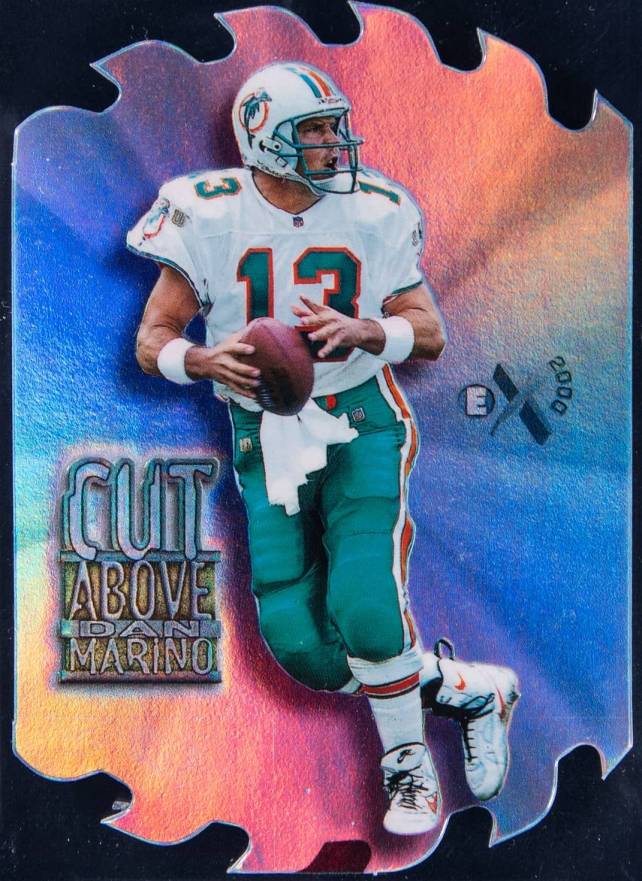 1997 Skybox E-X2000 Cut Above Dan Marino #3 Football Card