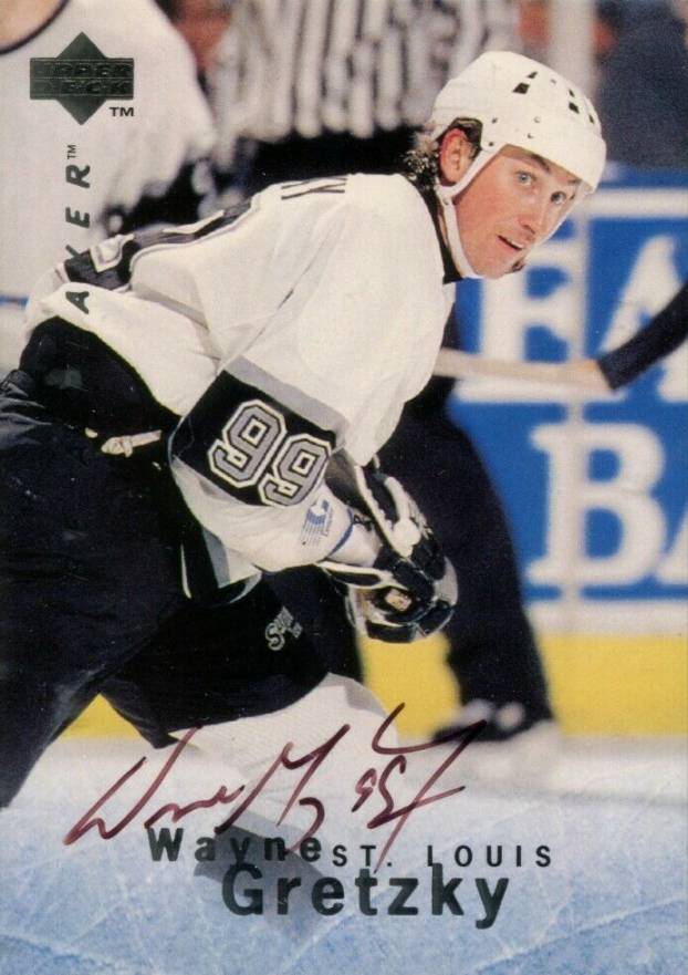 1995 Upper Deck Be a Player Autographs Wayne Gretzky #S97 Hockey Card