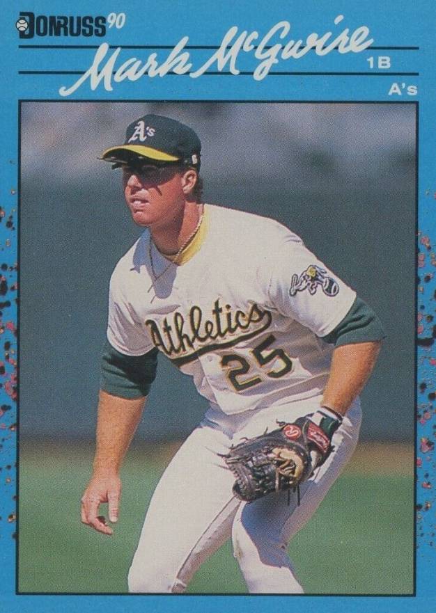 1990 Donruss Best A.L. Mark McGwire #54 Baseball Card